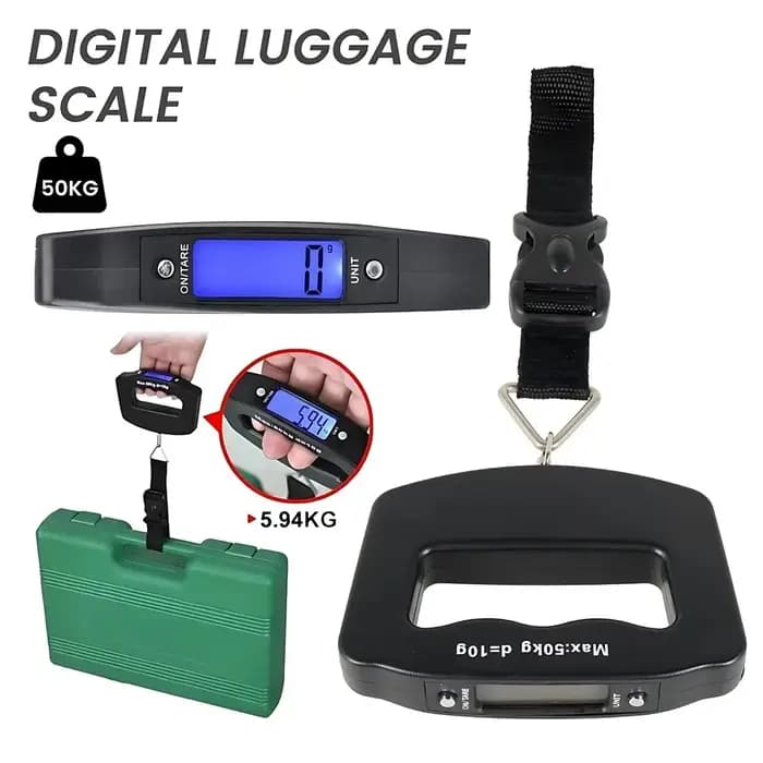 Balance numérique pour bagages 50 kg/10 g
