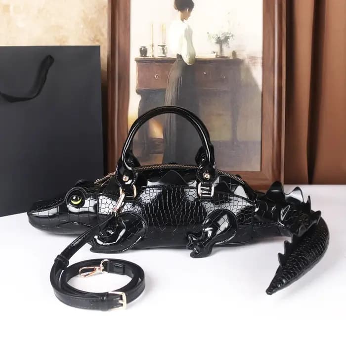 Le nouveau sac en crocodile de style 2025 est un sac