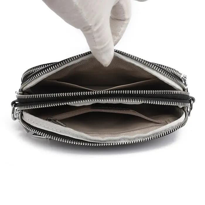 Sac bandoulière mini en cuir véritable tendance pour femme