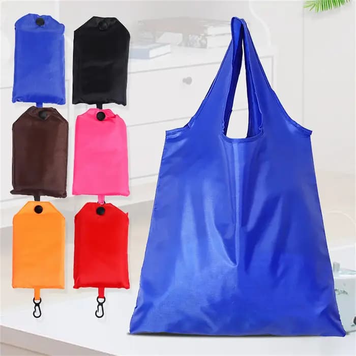 1/5/10/50pcs sac à provisions Oxford couleur unie écologique pliant réutilisable Portable sac à bandoulière pour voyage épicerie 36x48 cm