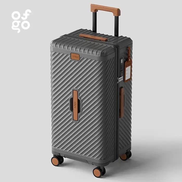 Ofgo valise grande capacité 20-30 pouces avec porte-gobelet