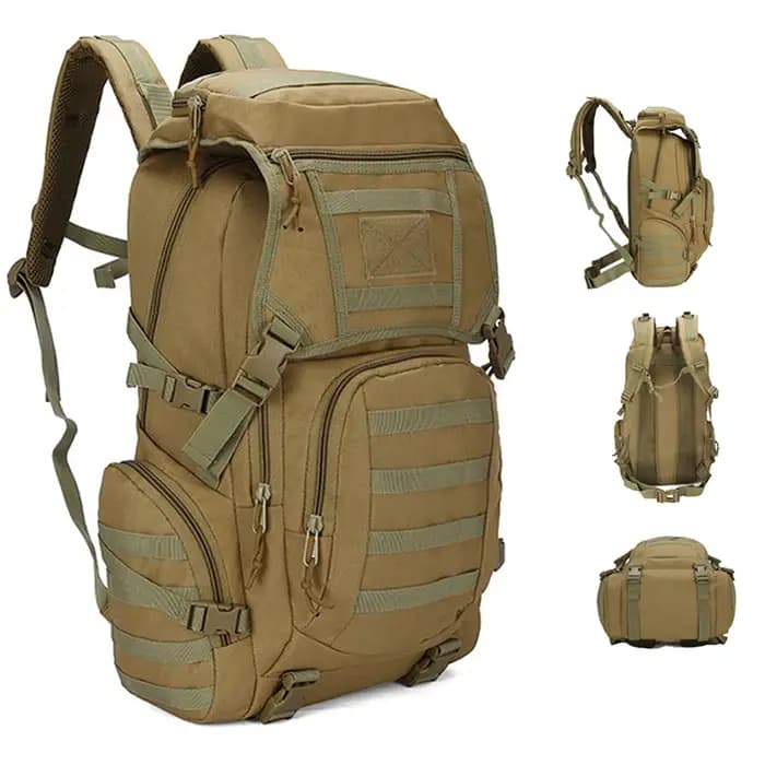 Sac à dos tactique sac de survie chasse MOLLE sac à dos GYM pour hommes EDC voyage en plein air randonnée sac à dos Camping Trekking sac à dos