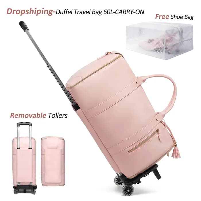 Sac de voyage convertible Luhxe Travel 2.0 avec roulettes