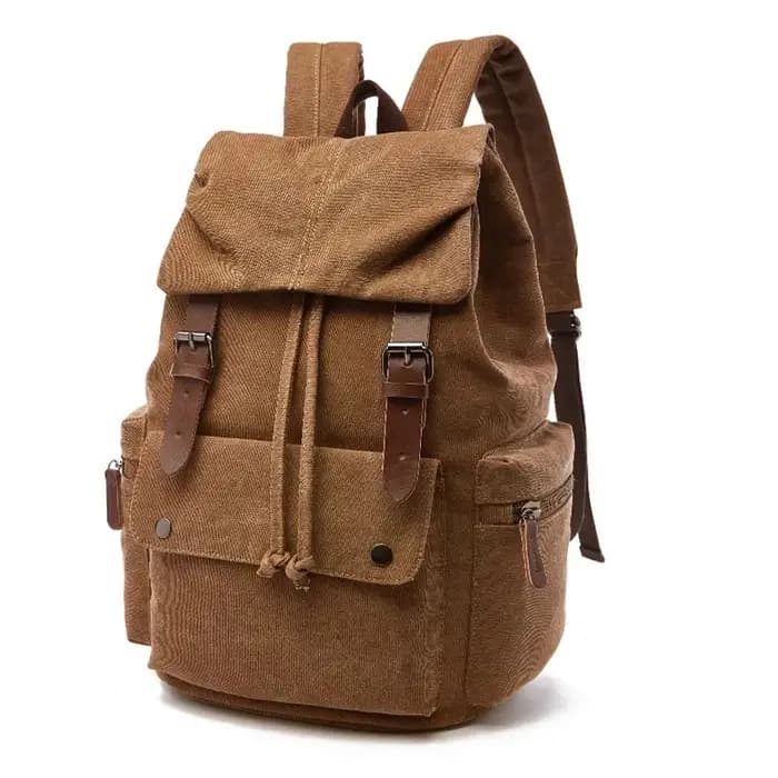 Sac à dos Vintage en toile pour ordinateur portable