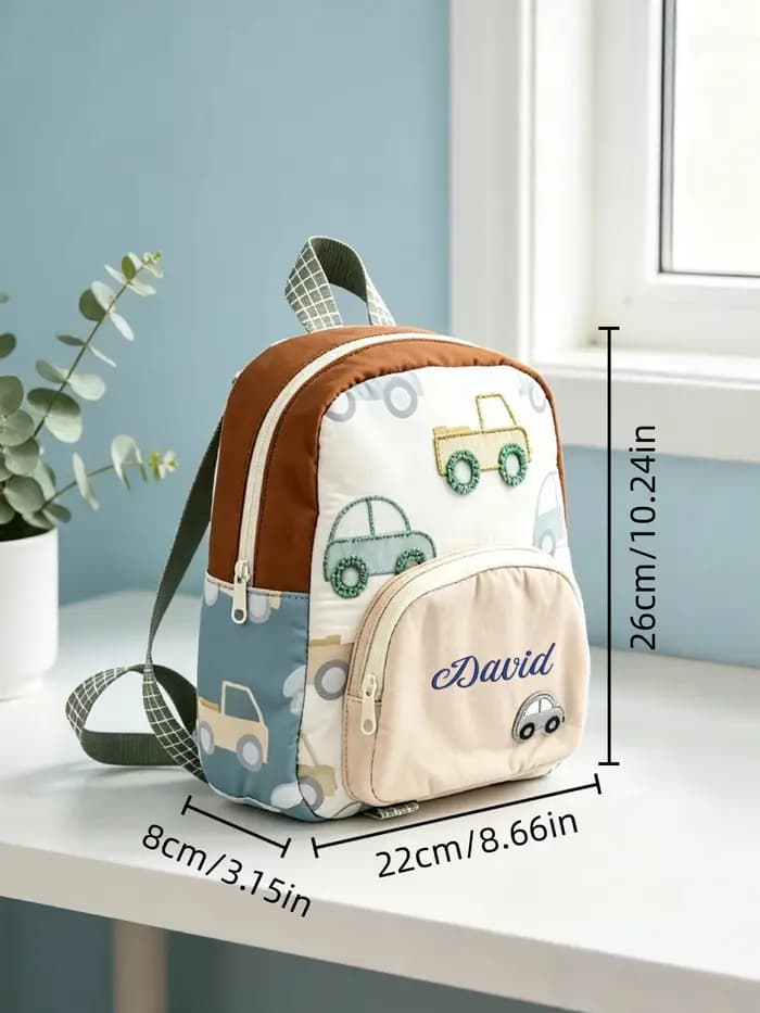 Sac à dos brodé personnalisé pour filles et garçons