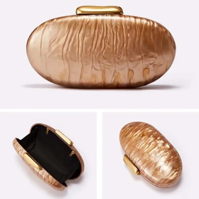 2025 nouveau marron texture de pierre imitation irrégulière femmes sac à main de luxe mode sac de soirée de mariage pochette sac à bandoulière