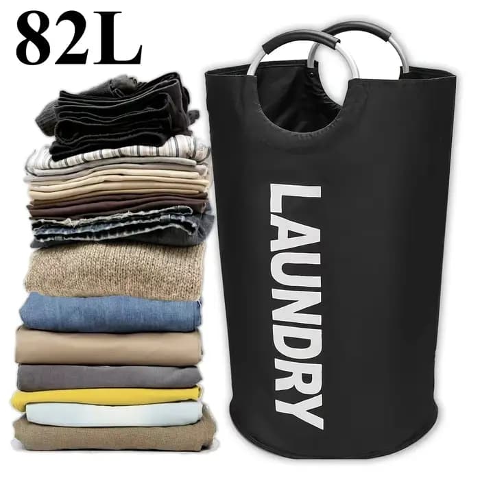Sac de rangement pour linge 82L