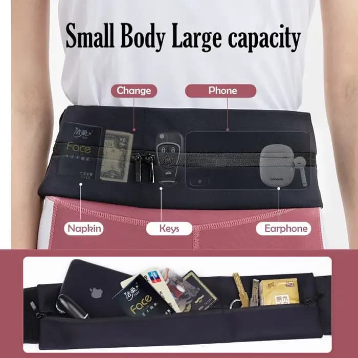 Sac de ceinture de course sur sentier