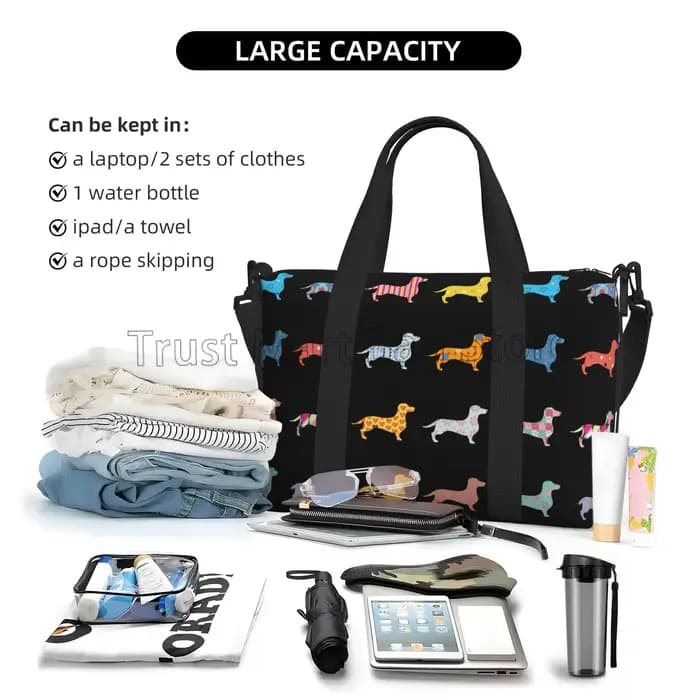 Sac de sport personnalisé durable unisexe