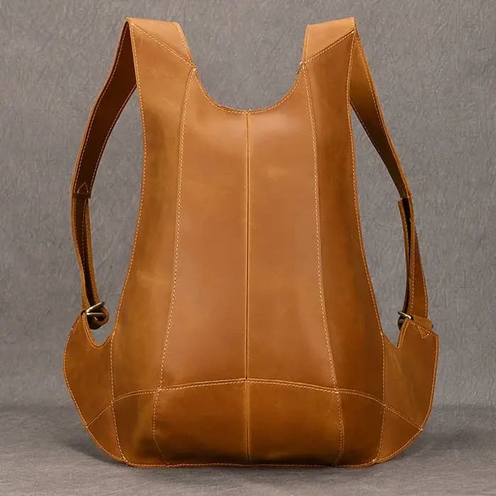 Sac à dos antivol en cuir pour hommes et femmes