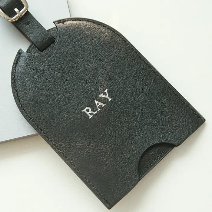Étiquette de bagage personnalisée avec nom