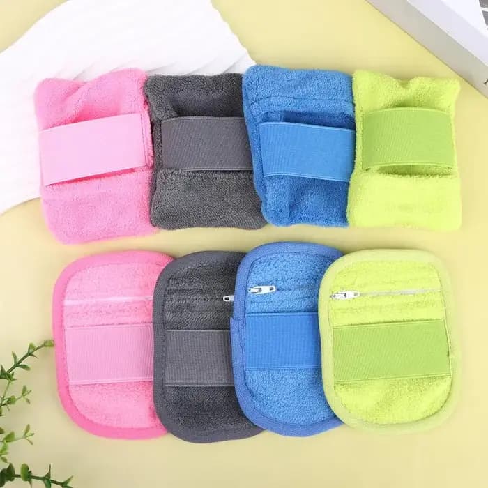 Sac de nettoyage corporel en velours pour éliminer le sable de la plage