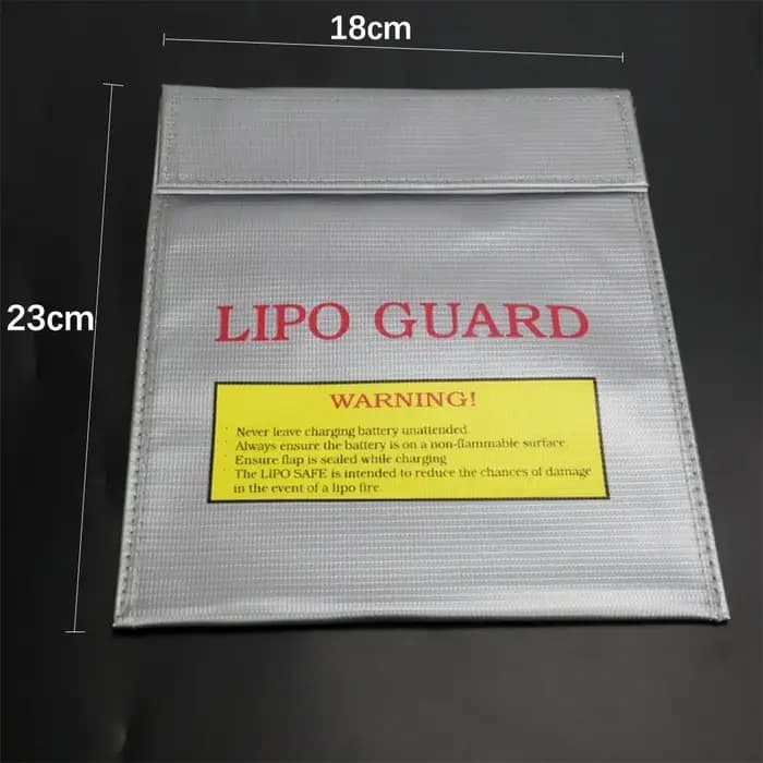 Sac ignifuge et anti-explosion pour batterie au lithium 18x23cm 30x23cm, sac de sécurité multifoncti