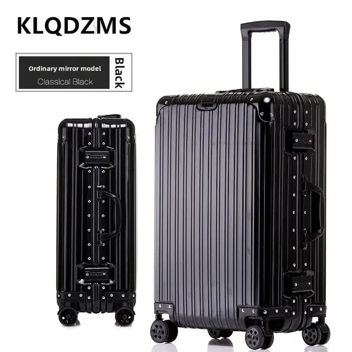 KLQDZMS valise de haute qualité tout en aluminium et alliage de magnésium boîte d'embarquement boîti