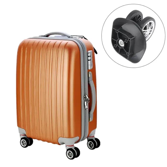 2 Paires de Roues de Remplacement pour Valise à Roulettes