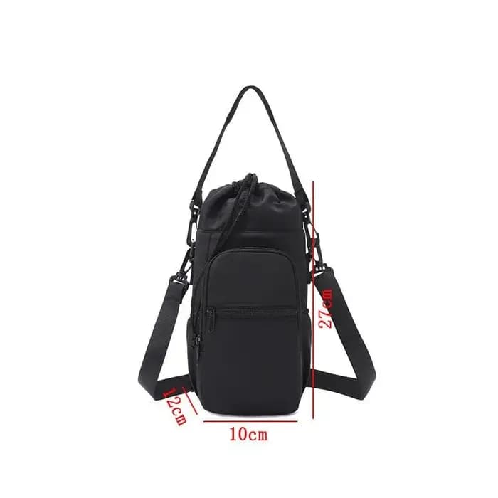 Sac bandoulière porte-bouteille avec sangle pour bouteilles isothermes de 32 oz et 40 oz, support de