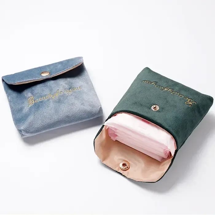 Sac à cosmétiques Portable en velours