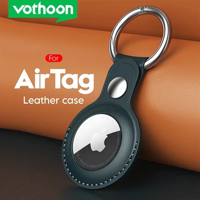 Vothoon étanche Airtag porte-clés PC étui de protection en cuir
