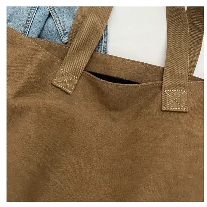 Sac fourre-tout en toile tendance pour femme