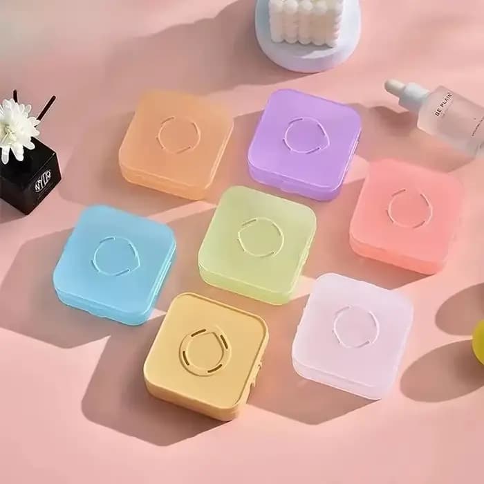 Boîte à coussinets d'air portables pour éponge à poudre – Pochette de maquillage pour fond de teint BB Cream