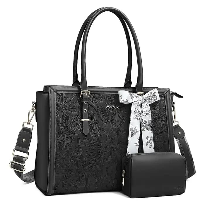 Sac pour ordinateur portable 15 16 17 17.3 pouces sac fourre-tout en cuir PU pour M4 M3 M2 M1 MacBoo
