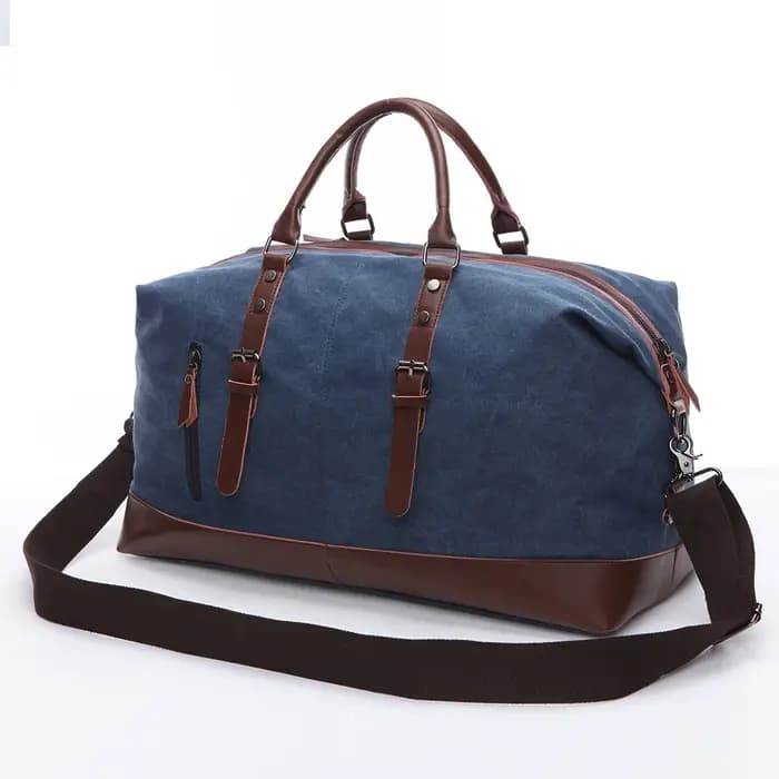Sacs de voyage en toile et cuir pour hommes