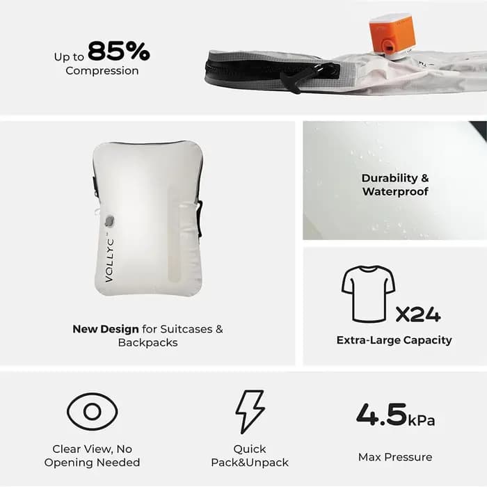 FLEXTAIL X VOLLYC EZYPACK - Sac de conservation sous vide 25 L