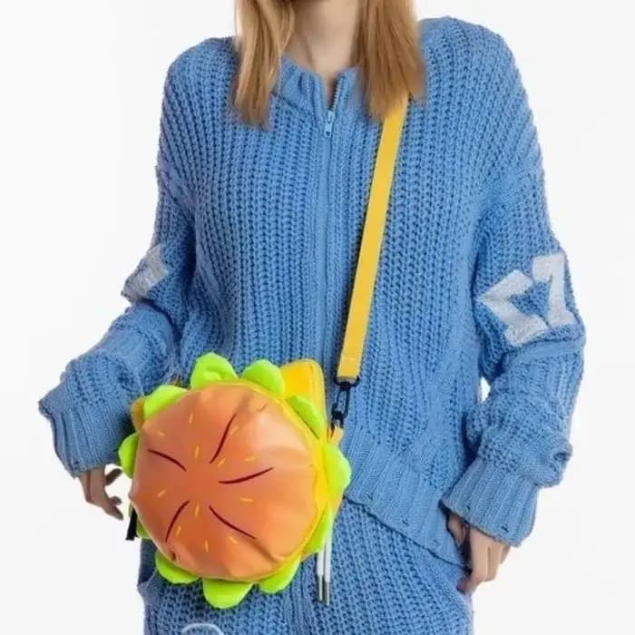 Sac à bandoulière Hamburger de dessin animé