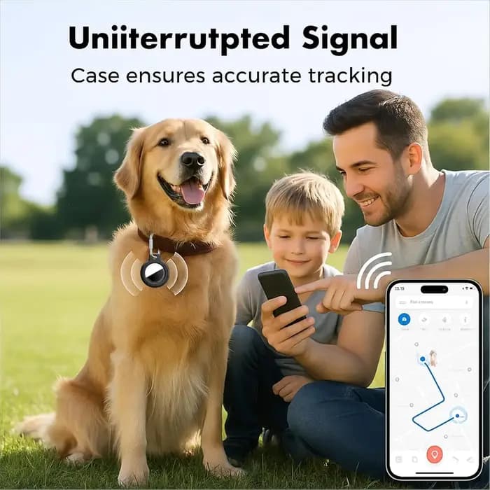 Support Eayburst pour AirTag Apple – Étui antichoc anti-perte avec porte-clés sécurisé et mousqueton – Accessoires