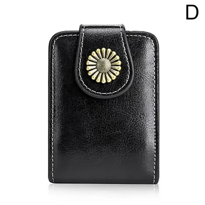 Mini sac à rouge à lèvres portable avec miroir, petit sac cosmétique minimaliste avec bouton, étui d