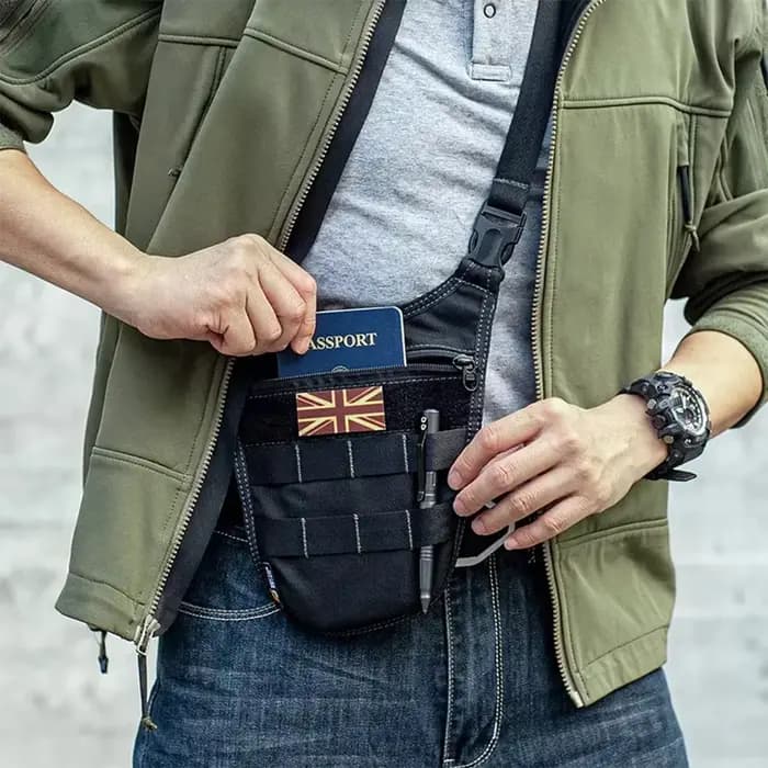 Sac à bandoulière tactique sous les bras pour hommes