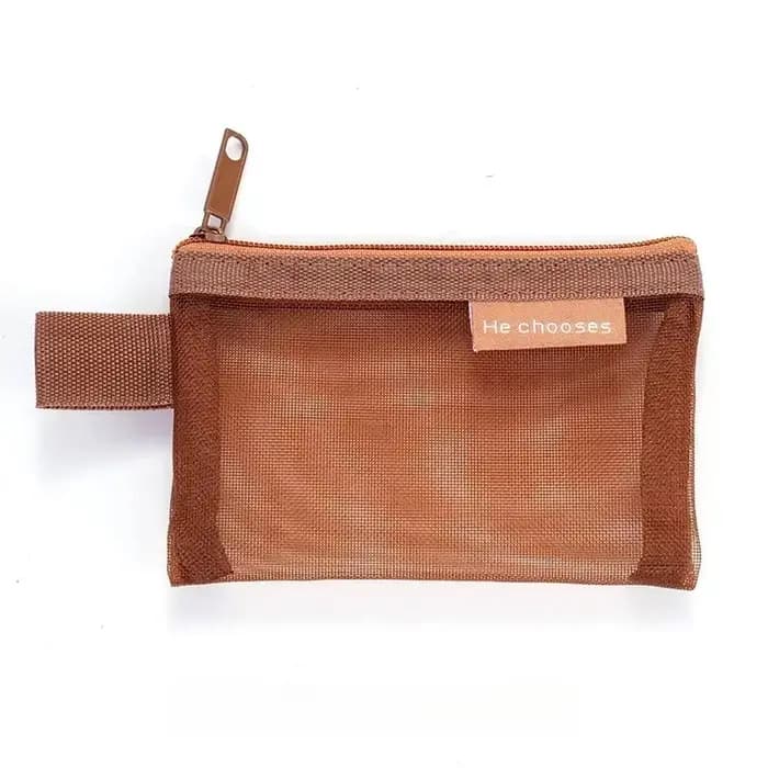 Mini sac de rangement en maille avec fermeture éclair, en nylon léger, léger et inodore ; parfait po