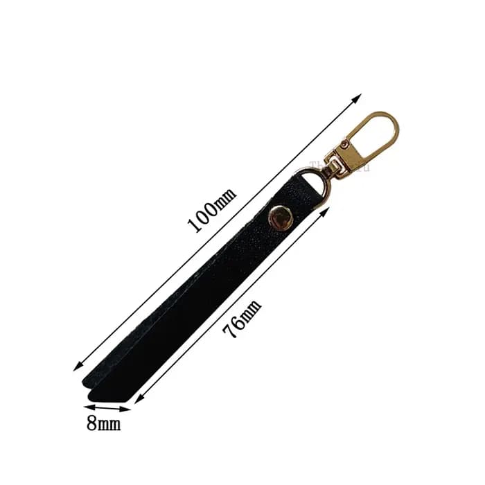 1 pièces en cuir métal fermeture éclair curseur tirer tête sac à dos vêtements bricolage accessoires de couture