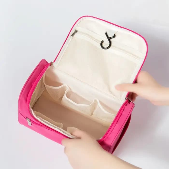 Grand sac à cosmétiques étanche pour hommes et femmes