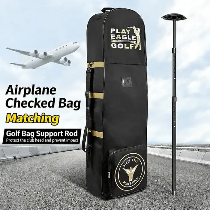Sac de golf pour l'aviation avec roues silencieuses HKB02