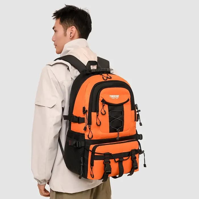 Sac à dos multicolore, sac d'alpinisme décontracté pour hommes