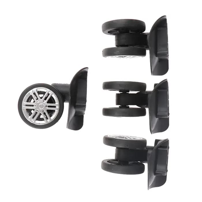 2 Paires de Roues de Remplacement pour Valise à Roulettes