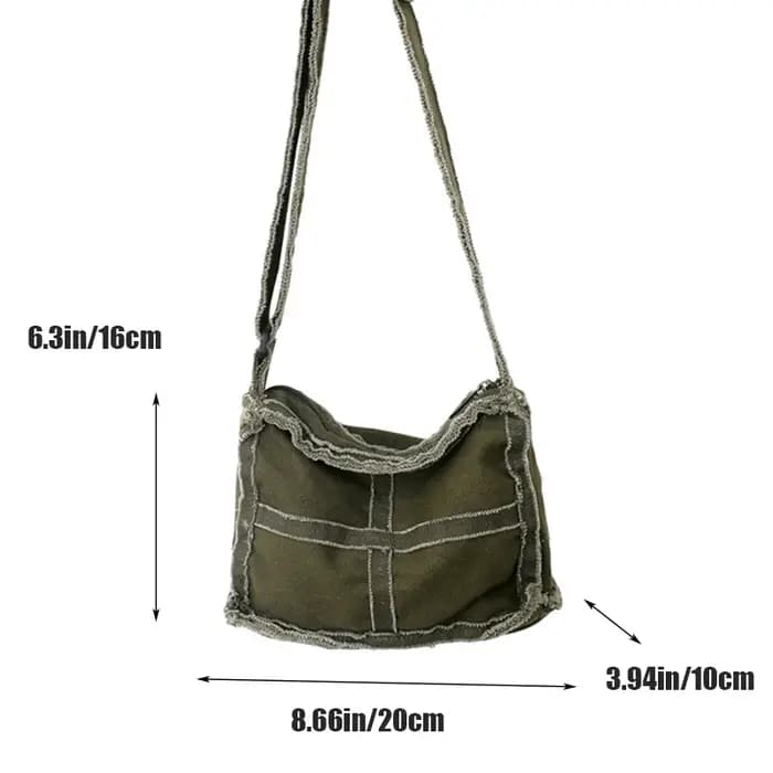 Sac en toile vintage pour homme
