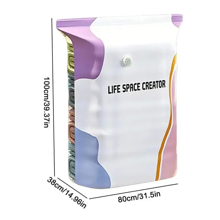Sacs de rangement sous vide pour vêtements, couettes, bagages – Scellés sans pompe, épaissis, grande capacité, gain de place, fournitures de rangement domestique