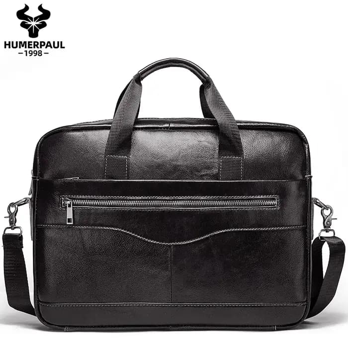 Véritable cuir hommes porte-documents Portable bureau sac à main pour pochette d'ordinateur de haute qualité affaires messager sacs à bandoulière voyage