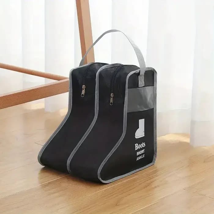1 sac de rangement multifonctionnel pour bottes avec poignées, sacs de protection pour chaussures ad
