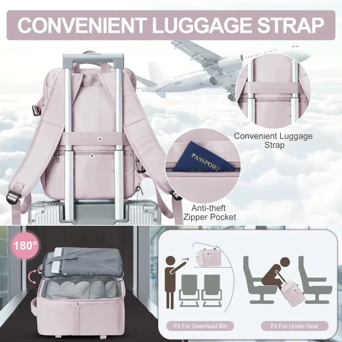 Sac à dos femme valise de voyage sac de cabine avion Ryanair 40x20x25 sac
