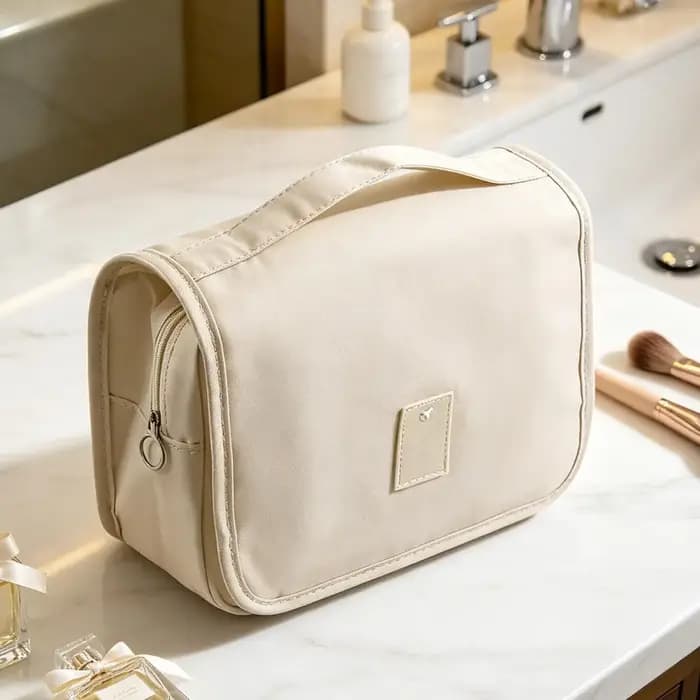 Trousse de toilette de voyage suspendable