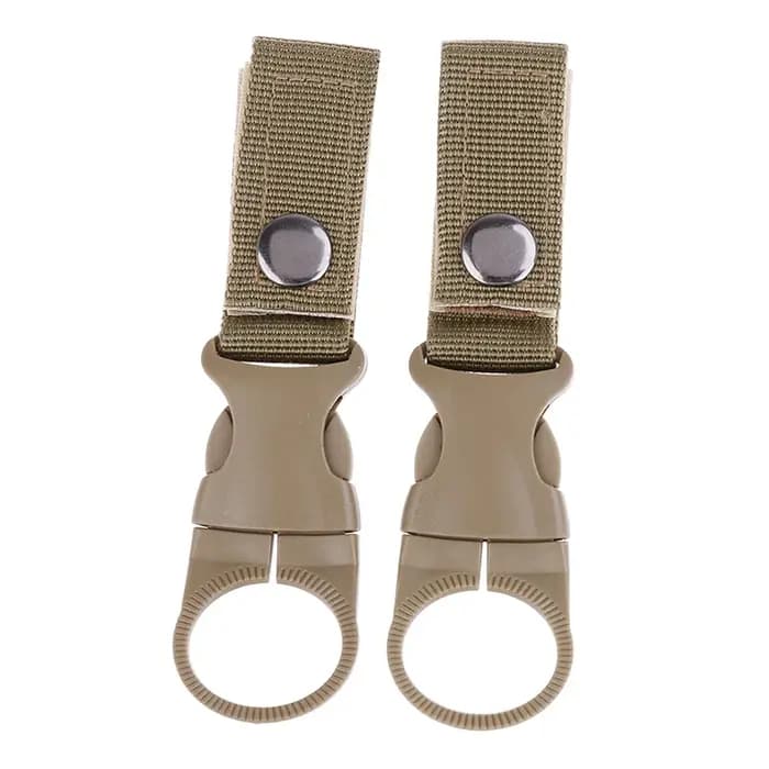 Porte-bouteille d'eau, mousqueton d'escalade, crochet de suspension de ceinture pour sac à dos, croc