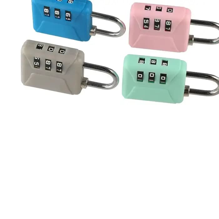 Cadenas à combinaison à 3 chiffres pour valise, antivol, étanche, mini cadenas à code, cadenas de sécurité pour sac à dos, cadenas à code douanier