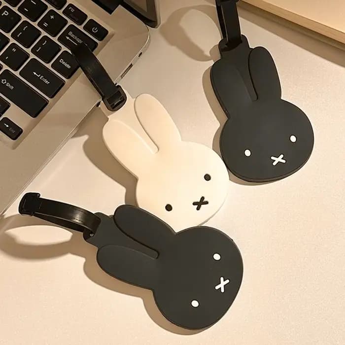 Nouvelle Étiquette de Bagage Mignonne Miffy Lapin Anime pour Valise