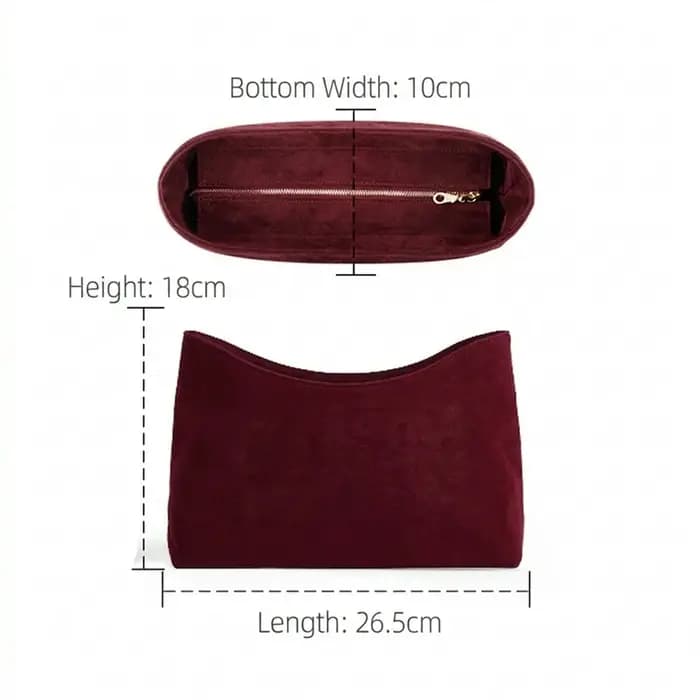 Insert de sac de haute qualité pour LV Carryall MM PM