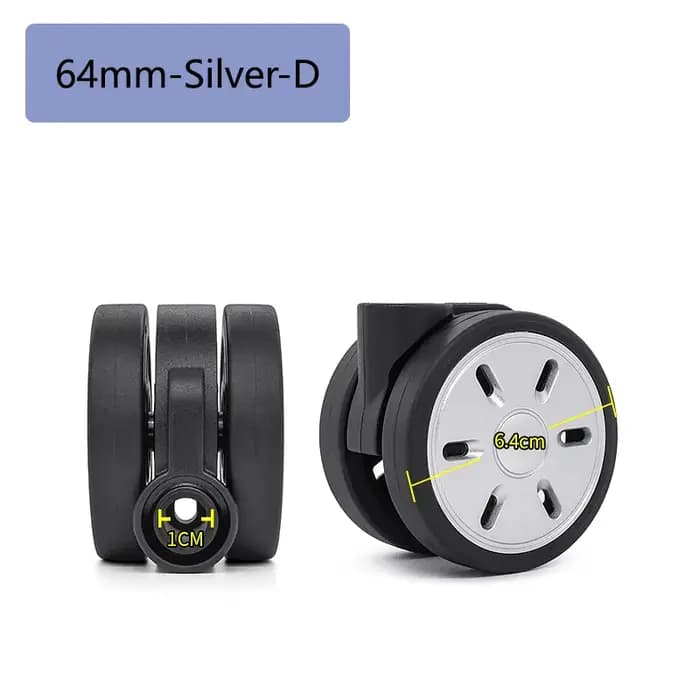 Roues de 50/60/64 mm adaptées aux valises Rimowa