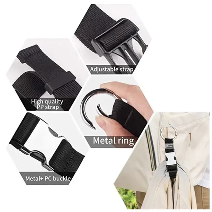 Sangle de bagage de voyage Portable fixe avec boucle de dégagement