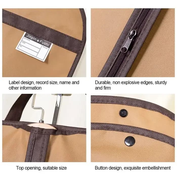Nouvelle housse de vêtement pliable portable en non-tissé